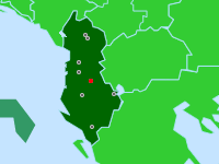 Elbasan Located